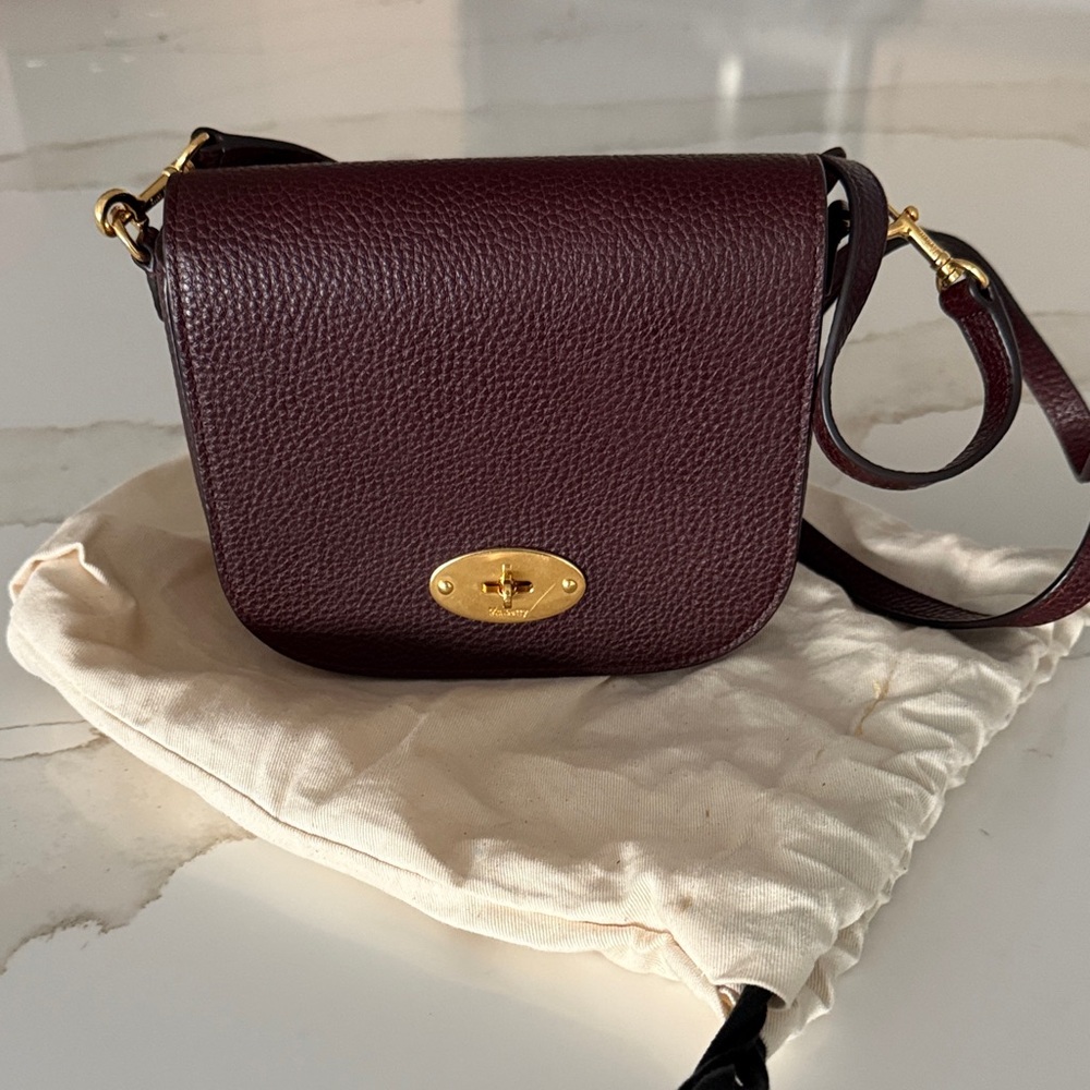 Mulberry Oxblood Small Darley Crossbody Bag